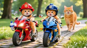 Мама-кошка подстригает шерсть на ферме и делает тигровую шапку для котят дома🐾🎩🐯