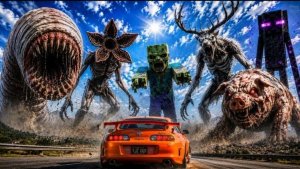 SUPRA vs 15 GIANT MONSTERS! (Enderman, Wendigo, Demogorgon)