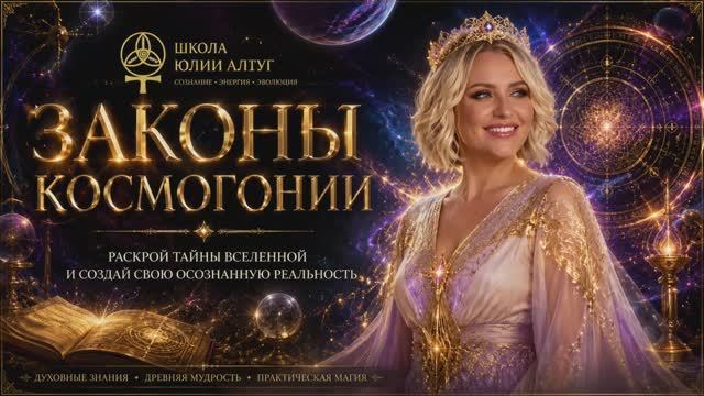 Законы космогонии. Начало. Эго и истинное Я. Школа Юлии Алтуг