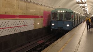 🟥Ретро с грузом на станции Нарвская