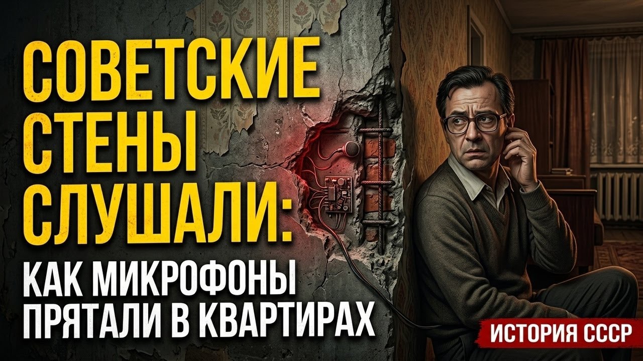 Советские стены слушали: как микрофоны прятали в квартирах | История СССР смотреть онлайн