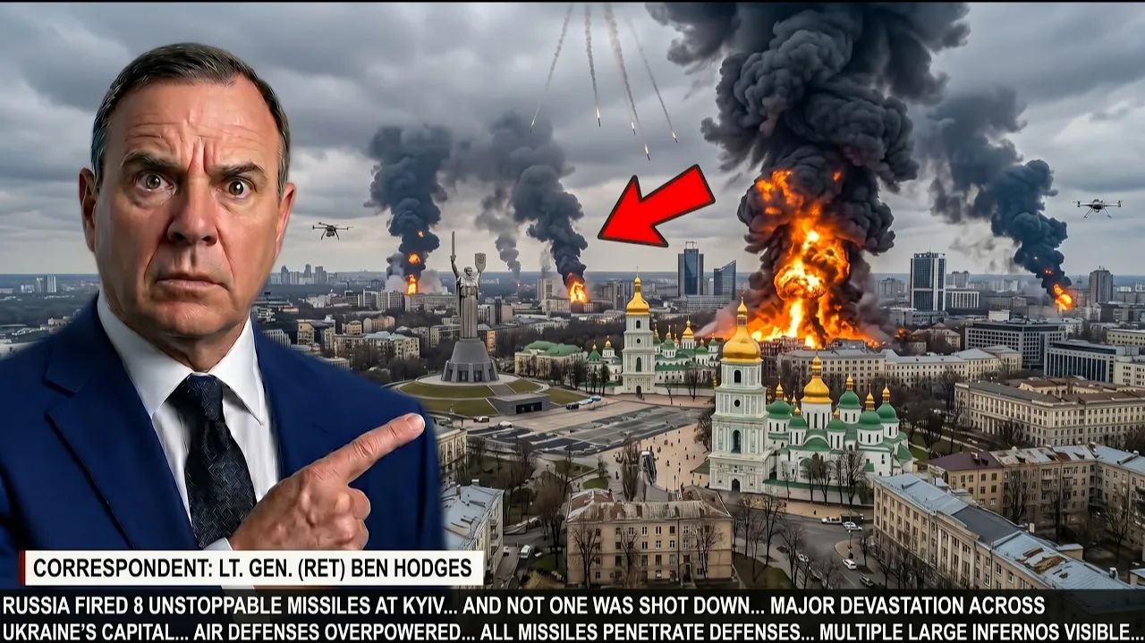 Russia Just Fired 8 Unstoppable Missiles at Kyiv — And Not One Was Shot Down Ben Hodges смотреть онлайн