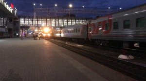 Прибытие поезда №037 Сириус - Нижний Новгород на станцию Ростов-Главный