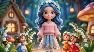 🌸ДОБРАЯ МУЗЫКАЛЬНАЯ СКАЗКА: «ВОЛШЕБНЫЙ ЦВЕТОЧНЫЙ ХОРОВОД»!🌺🎶Развивающая мультик‑песенка
