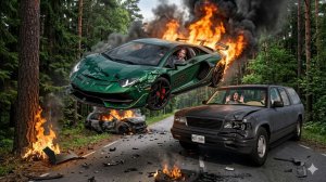 BeamNG/Drive - Лучшие аварии месяца – январь/февраль 2024 года