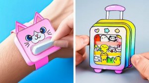 МИНИ-ПОДЕЛКИ ИЗ БУМАГИ Милые маленькие идеи для школы и дома