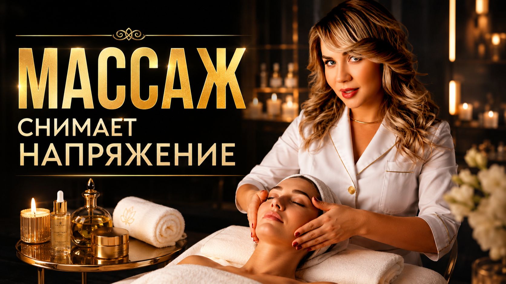Косметический массаж, который снимает напряжение