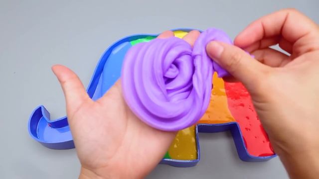 Залипательный ASMR Как сделать радужного Беби Шарк из орбиз и шариков