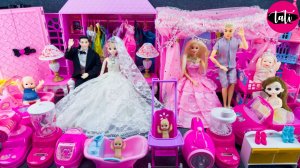 Играем в игрушки из мультика принцесса кукла Барби. Мультфильм для детей. ASMR АСМР