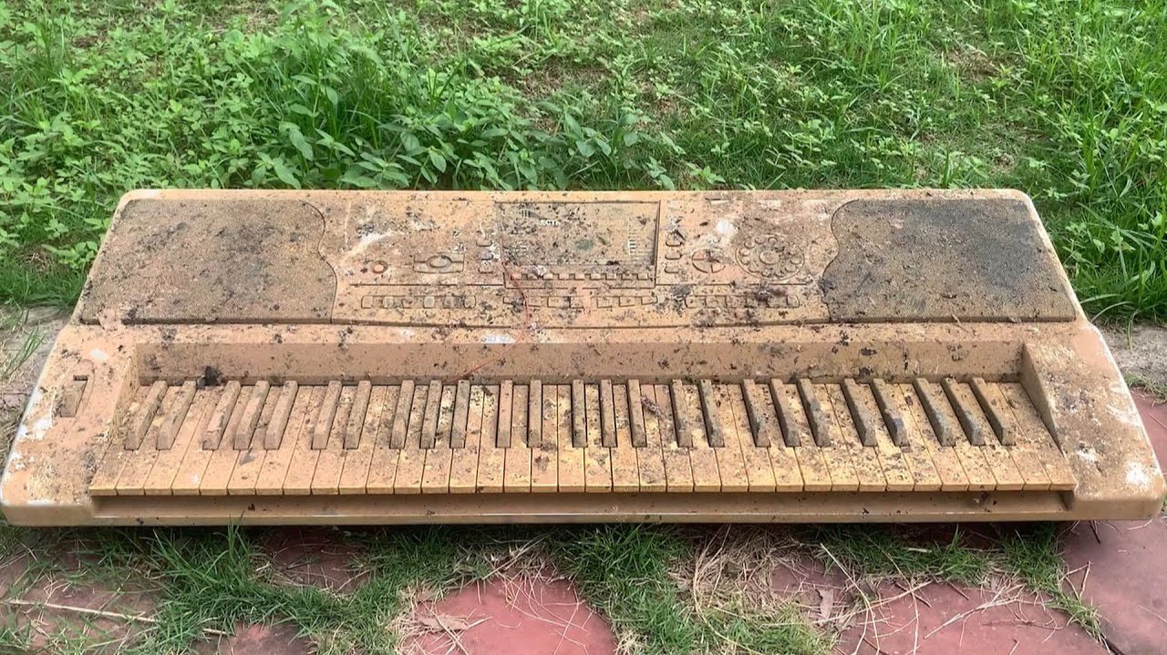 Реставрация цифрового пианино YAMAHA.