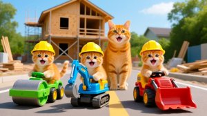 Мама-кошка подстригает шерсть на ферме и делает тигровую шапку для котят дома🐾🎩🐯