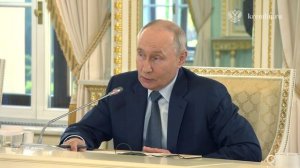 Владимир Путин встреча с руководителями международных информагентств, Санкт-Петербург, 4 июня 2026