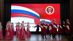 Творческий коллектив СКГА «Горные Вершины» с композицией «Аланский край»