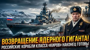 ⚓ Атомный монстр вернулся: крейсер «Киров» готов к бою