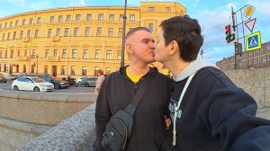 Затарили Холодильник ВКУСНЯШКАМИ и пошли гулять по ВЕЧЕРНЕМУ Питеру! Встретили САМОГО ВВП! ВЕСЕЛИМСЯ