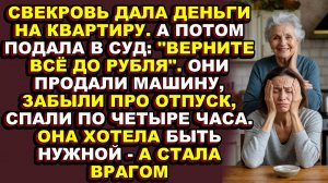Истории из жизни|Не берите у свекрови деньги, если не хотите однажды проснуться должниками|Аудио рас