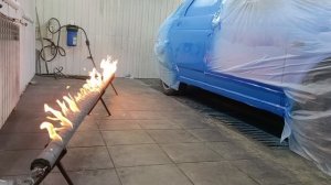 Экстремальная сушка кузова в цвете Nitrous Blue 4C!