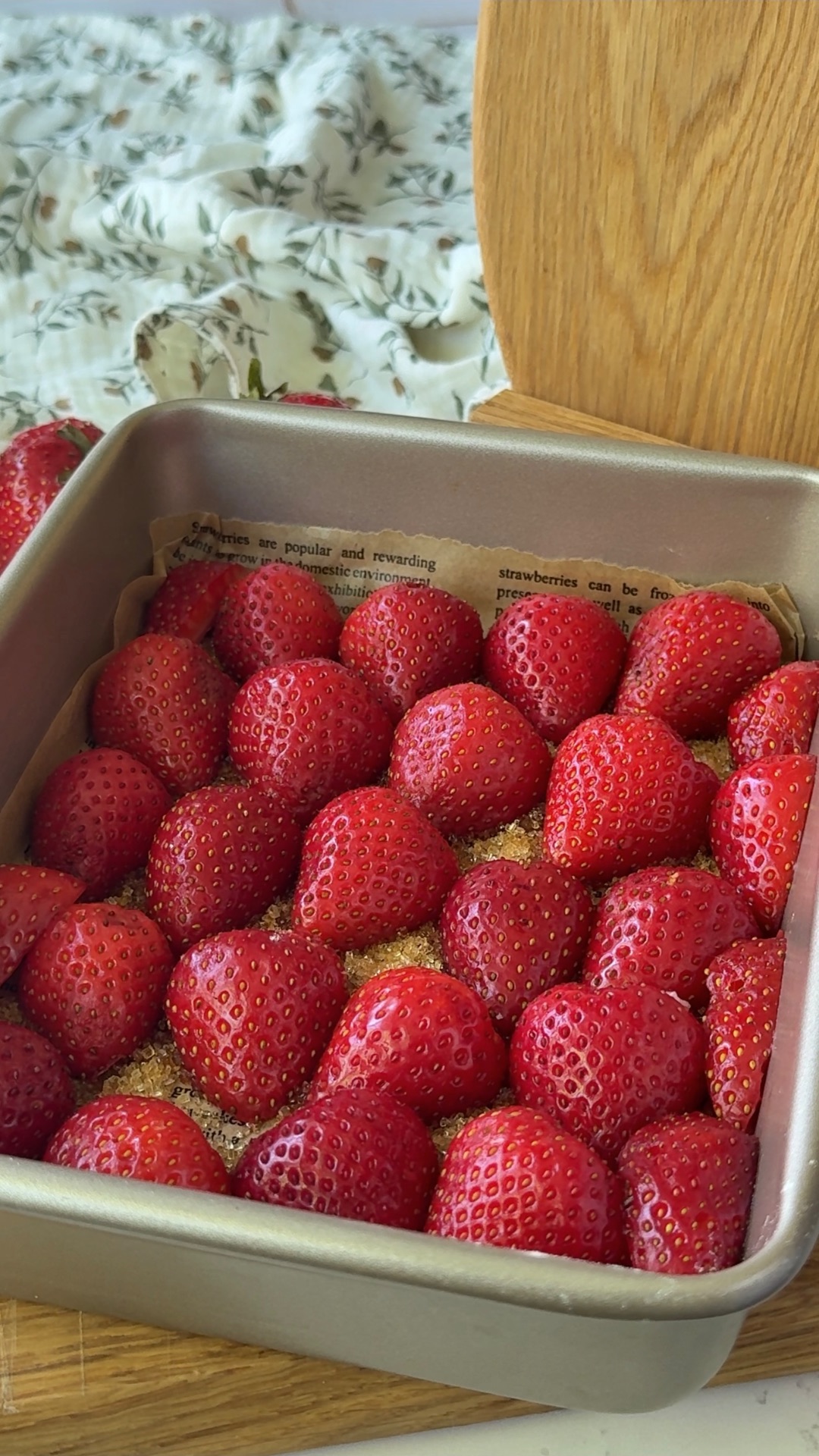 Клубничный пирог 🍓