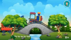 Синий Трактор Новогодний, песенки новогодние для детей. Паровозик ТУТУ Мультфильмы про цвета 0+