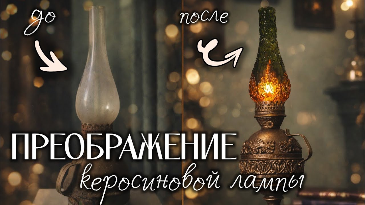✴️ 🕯️ 💡 Переделка керосиновой лампы в винтажный электрический светильник☀️ 🌟 смотреть онлайн