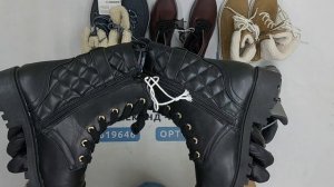44310 Обувь взрослая осень-зима сток Aldi, 2пак, AD Schuhe adult winterоптом