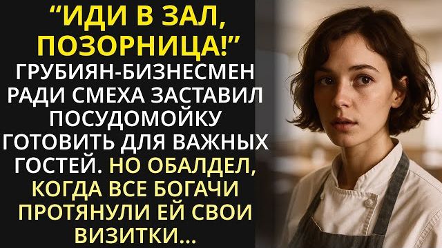 Истории из жизни| Иди в зал, позорница - рявкнул владелец кафе|Аудио рассказы|Жизненные истории смотреть онлайн