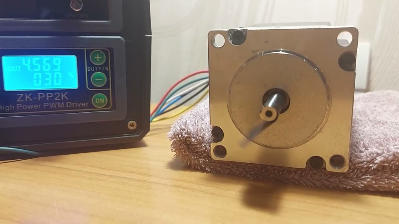 Униполярный как биполярный шаговый FL57STH76 (Nema23) , TB6600, скважность, логическое напряжение смотреть онлайн