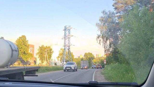 посёлок дубровицы кадры поездка примерно 19:26-25 по мск