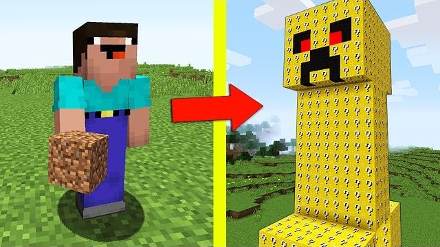 НУБ ПРОТИВ КРИПЕР ИЗ ЛАКИ БЛОКОВ В МАЙНКРАФТ 3 ! ТРОЛЛИНГ НУБА  В MINECRAFT Мультик смотреть онлайн
