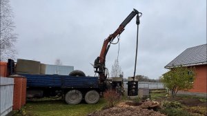 Бурение колодца машиной в Тверской области