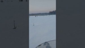 Небольшая поездка на снегоходе буран 2т