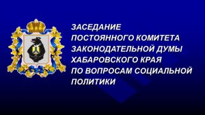 Заседание постоянного комитета Думы по вопросам социальной политики 04.06.2026