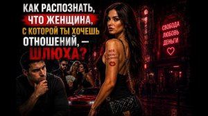 Как распознать, что женщина, с которой ты хочешь отношений — шлюха