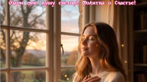 Озари мою душу светом! Молитва о Счастье!