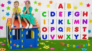 ВЛАД И НИКИ | Азбука веселья: изучаем английские буквы