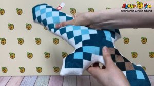 351909  Игрушка FANCY BABY мягкая меч пиксельный текстильный 46см