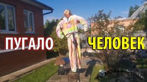Как сделать Пугало Человека для отпугивания птиц своими руками