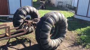 Трехколесный каракат из мотоблока: конструкция крупным планом