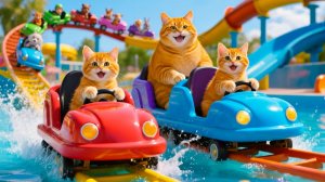 Мама-кошка подстригает шерсть на ферме и делает тигровую шапку для котят дома🐾🎩🐯