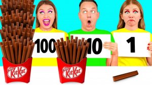 100 Слоев Еды Челлендж # Кто Победит в Кулинарной Битве TeamTeen Challenge