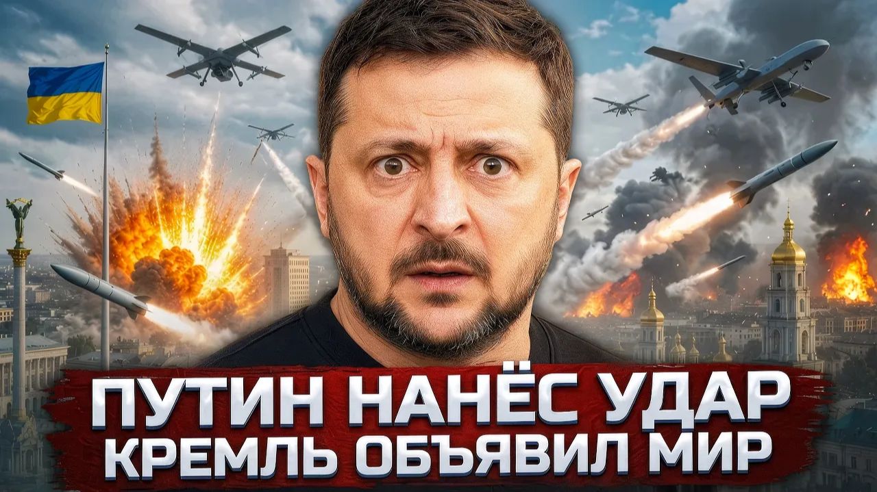 ПУТИН УДАРИЛ ПО ЗАВОДАМ? КРЕМЛЬ НАЗВАЛ УСЛОВИЕ КОНЦА ВОЙНЫ смотреть онлайн