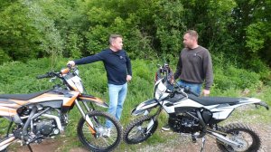 Питбайки XMOTOS 2. Сравнение версий 125 куб.см., 17/14» и 140 куб.см. 19/16».