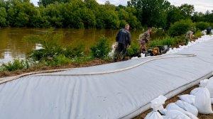 Прорыв дамбы в Краснодарском крае. Введен режим ЧС, есть угроза затопления хутора Урма
