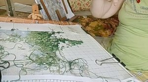 Лесная тайна Вышивка крестиком мои посиделки со вышивкой и со аудиокнигой