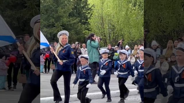 Дошколята на Параде Победы Бердск
