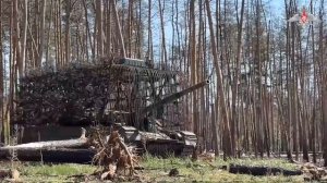 Танки Т-90М «Прорыв» группировки «Запад» уничтожили пункты управления БПЛА и блиндажи на Краснолиман
