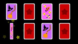 Card Matching   Halloween   Simple learning video for toddlers, children, kids