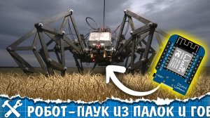 🕷️Делаю робота-паука из палочек от мороженого
