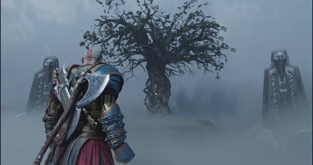 35 God of War Ragnarok - мидгард - слово судьбы найти норм в колодце урд - дом Синдри