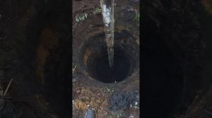Бурение колодца машиной Андреев Матвей